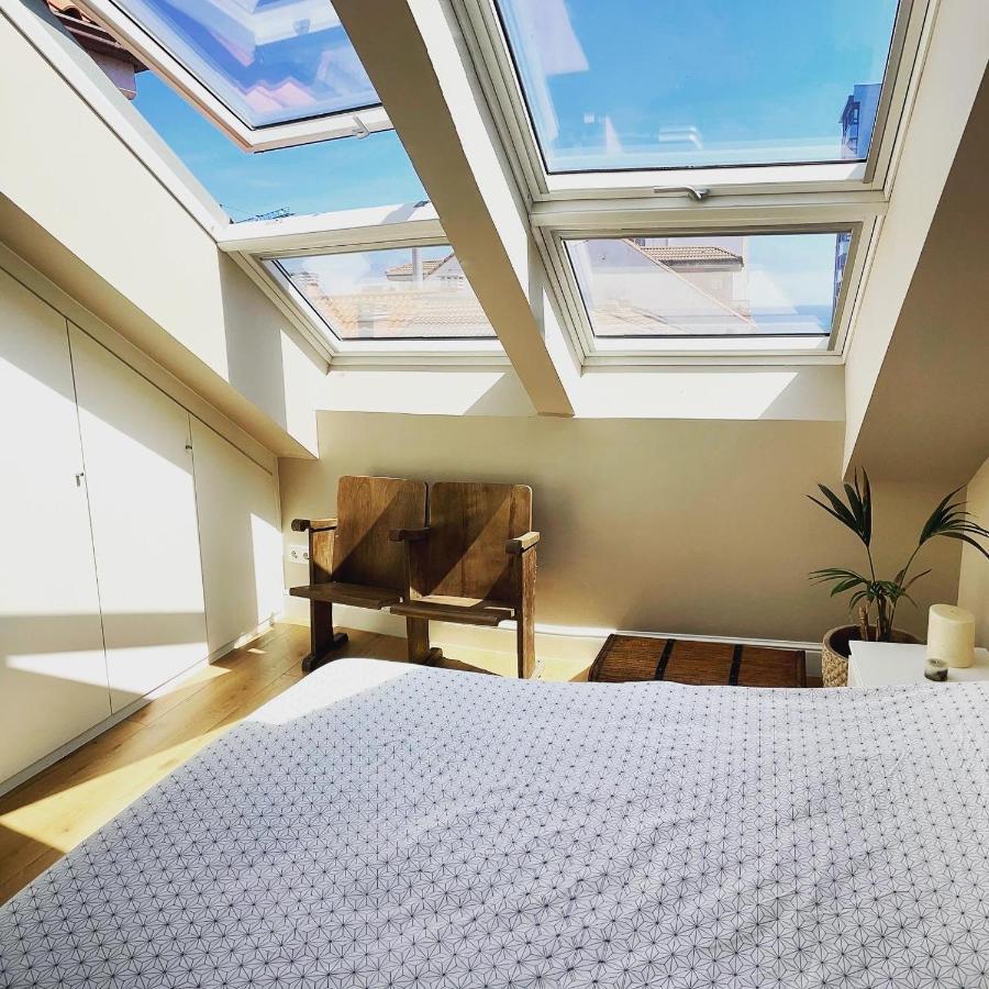 Atico Marques Vistas Al Mar - Garaje Opcional Apartamento Gijón Exterior foto